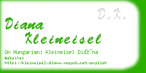 diana kleineisel business card